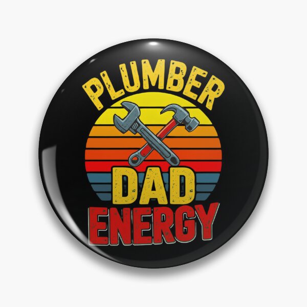 Item preview, Plumber Dad Energy Retro Vintage Sunset Father's Day Gift designed and sold by haitrieuic96.