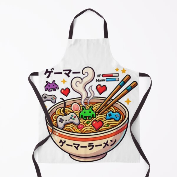 Item preview, Level Up Retro Gamer Ramen Bowl designed and sold by bhaveshsticker.
