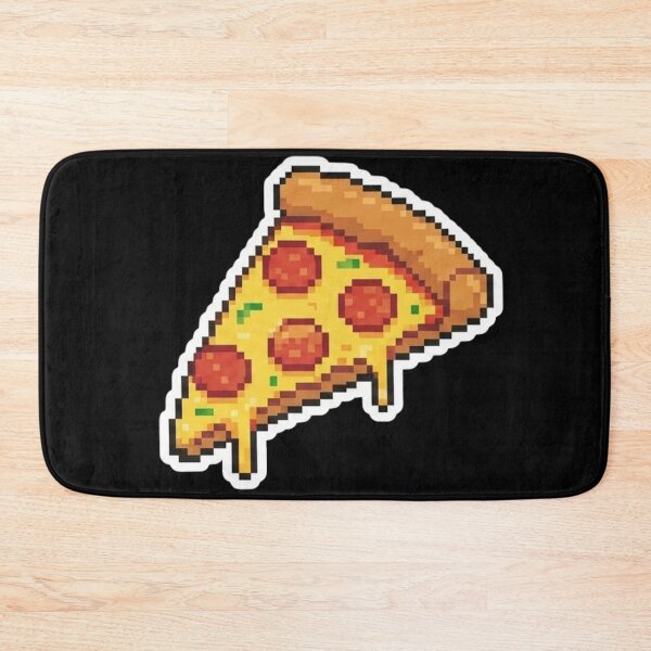 Item preview, Retro Pixel Pizza Slice Sticker designed and sold by K-Vibe Design Studio.