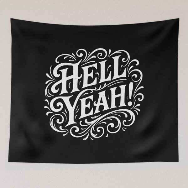 Item preview, Hell Yeah Party Time Funny Positive designed and sold by AntiqueImages.