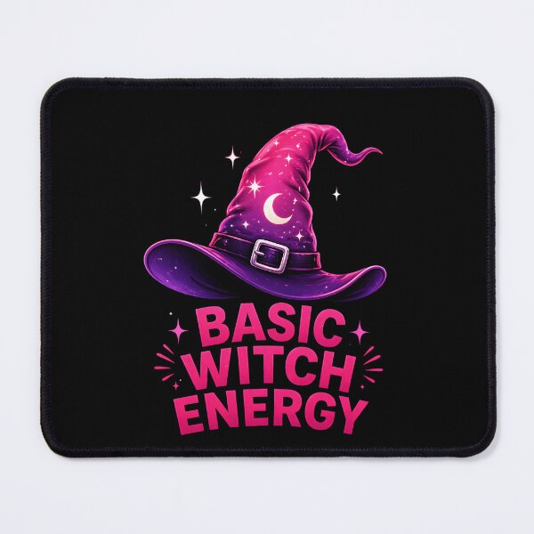 Item preview, Basic Witch Energy – Funny Pink Witch Aesthetic designed and sold by THREE LITTLE BEANS.
