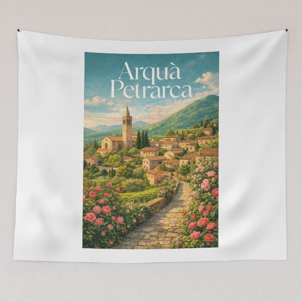 Item preview, Arquà Petrarca Euganean Hills Veneto Italy designed and sold by Aryabek.