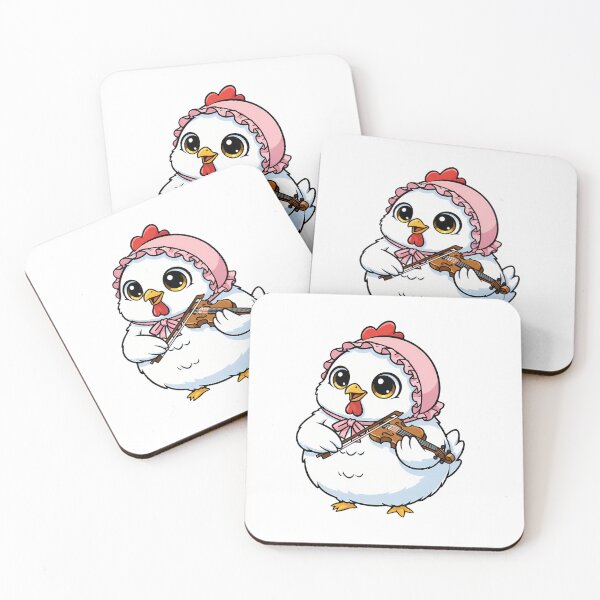 Item preview, Cute Chicken Playing Violin Funny Farm Animal Music Art designed and sold by hn79.