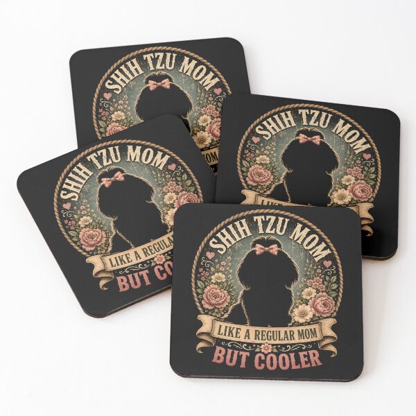 Item preview, Shih Tzu Mom – Like A Regular Mom But Cooler Cute Dog Gift  designed and sold by THREE LITTLE BEANS.