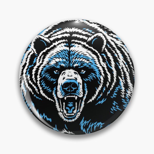 Item preview, Fierce Roaring Grizzly Bear Mountain Pop Art designed and sold by RamyGallery.