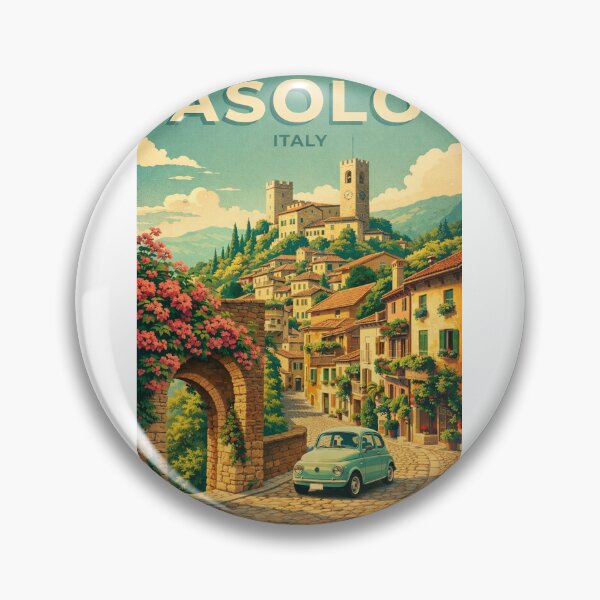 Item preview, Asolo Medieval Veneto Borgo and Treviso Hills designed and sold by Aryabek.