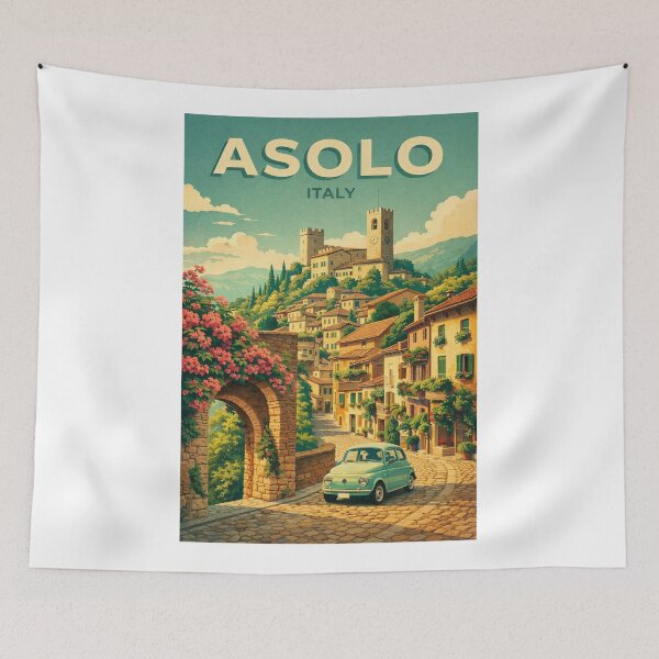 Item preview, Asolo Medieval Veneto Borgo and Treviso Hills designed and sold by Aryabek.