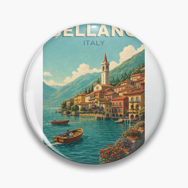 Item preview, Bellano Lake Como Lombardy Waterfront Italy designed and sold by Aryabek.