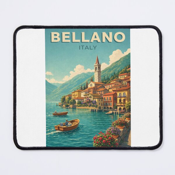 Item preview, Bellano Lake Como Lombardy Waterfront Italy designed and sold by Aryabek.
