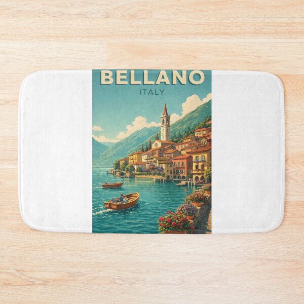 Item preview, Bellano Lake Como Lombardy Waterfront Italy designed and sold by Aryabek.