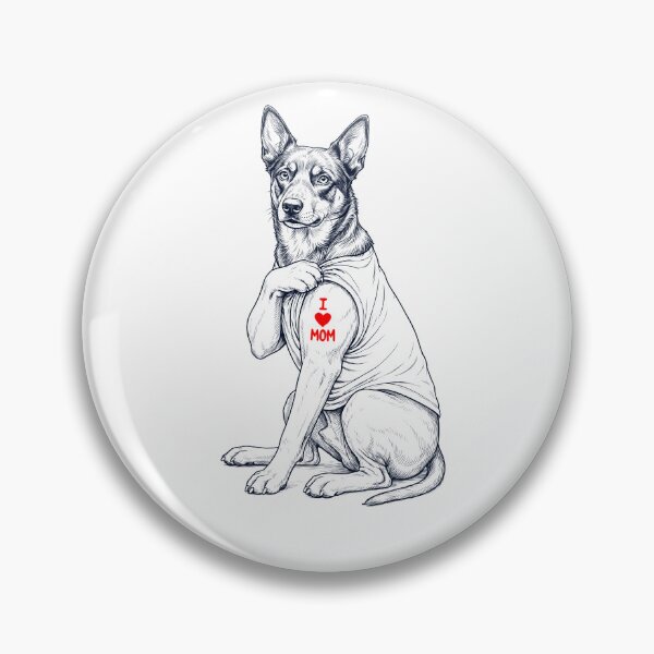 Item preview, Vintage Australian Kelpie Mom Tattoo Dog Lover designed and sold by TerryConnells.