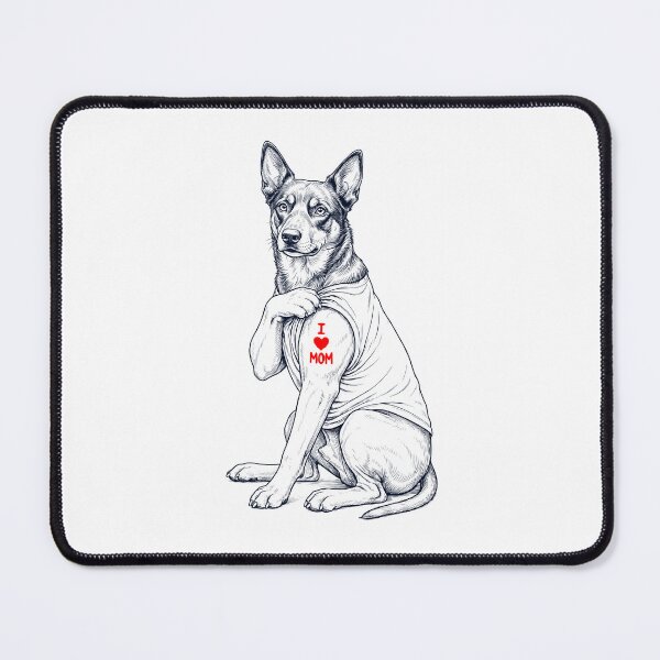 Item preview, Vintage Australian Kelpie Mom Tattoo Dog Lover designed and sold by TerryConnells.