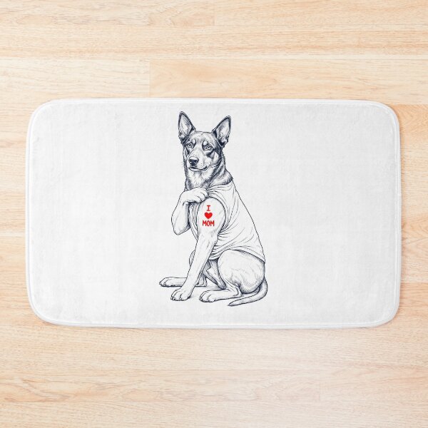 Item preview, Vintage Australian Kelpie Mom Tattoo Dog Lover designed and sold by TerryConnells.