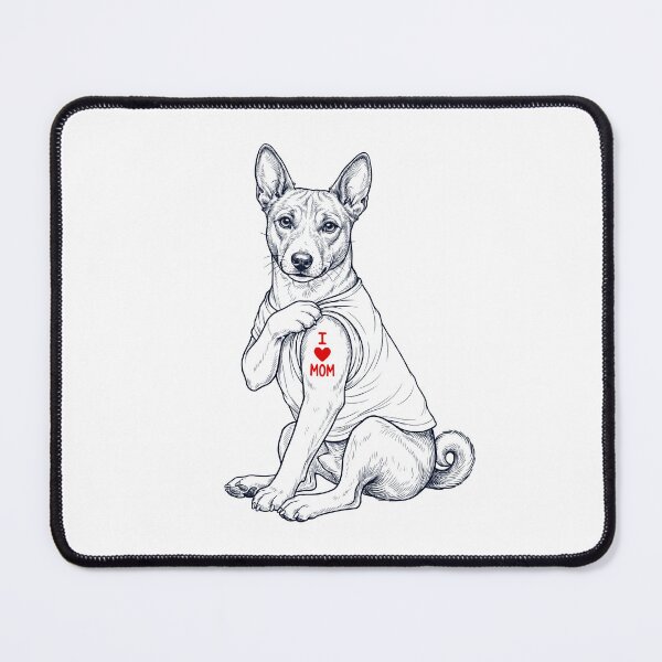 Item preview, Vintage Basenji Mom Tattoo Dog Lover designed and sold by TerryConnells.