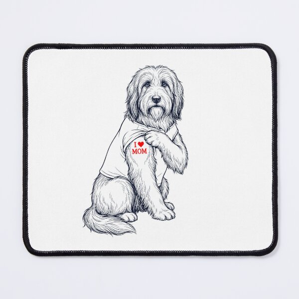 Item preview, Vintage Bearded Collie Mom Tattoo Dog Lover designed and sold by TerryConnells.