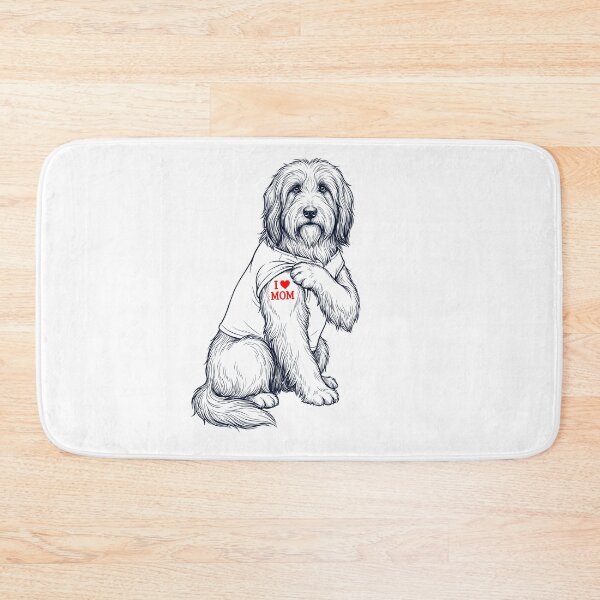 Item preview, Vintage Bearded Collie Mom Tattoo Dog Lover designed and sold by TerryConnells.