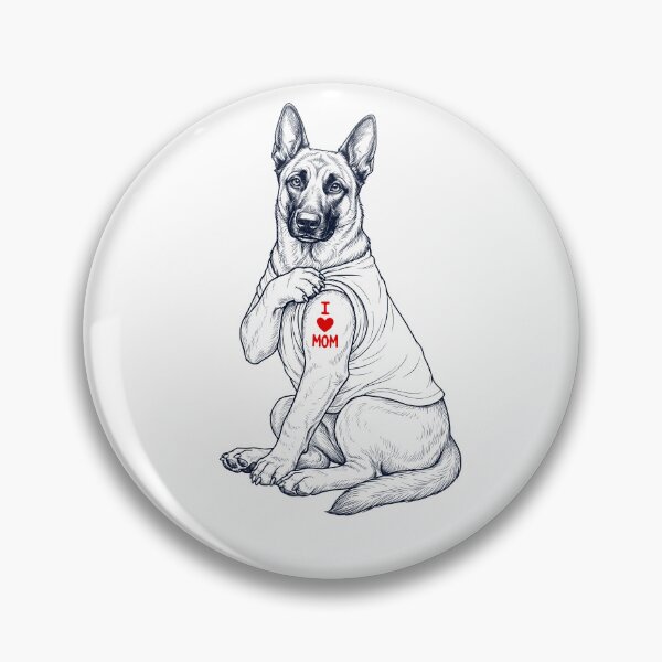 Item preview, Vintage Belgian Malinois Mom Tattoo Dog Lover designed and sold by TerryConnells.