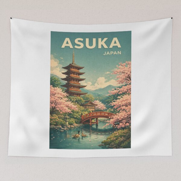 Item preview, Asuka Yamato Temples and Sakura Nara Japan designed and sold by Aryabek.