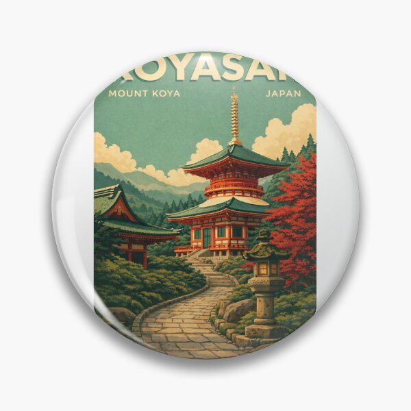 Item preview, Koyasan Mount Koya Sacred Pagoda Wakayama Japan designed and sold by Aryabek.