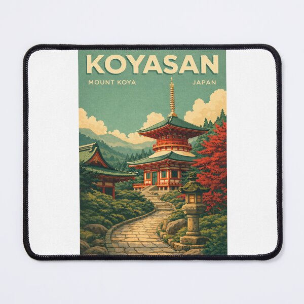 Item preview, Koyasan Mount Koya Sacred Pagoda Wakayama Japan designed and sold by Aryabek.