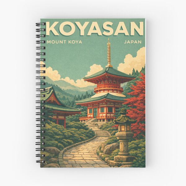 Item preview, Koyasan Mount Koya Sacred Pagoda Wakayama Japan designed and sold by Aryabek.