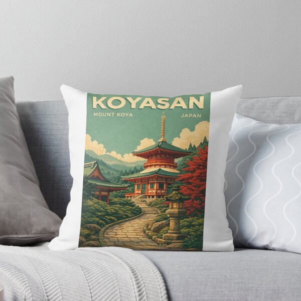 Item preview, Koyasan Mount Koya Sacred Pagoda Wakayama Japan designed and sold by Aryabek.