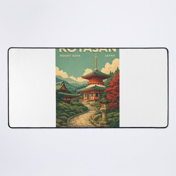 Item preview, Koyasan Mount Koya Sacred Pagoda Wakayama Japan designed and sold by Aryabek.