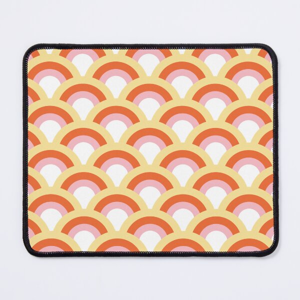 Item preview, Rainbow Daydream – Soft Retro Rainbow Pattern in Warm Tones designed and sold by Helmina Groper.