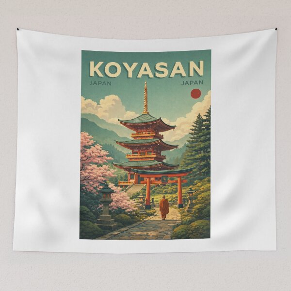 Item preview, Koyasan Okunoin Pilgrimage and Kongobuji Japan designed and sold by Aryabek.