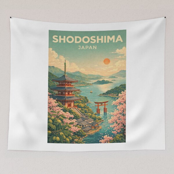 Item preview, Shodoshima Setouchi Inland Sea and Torii Japan designed and sold by Aryabek.