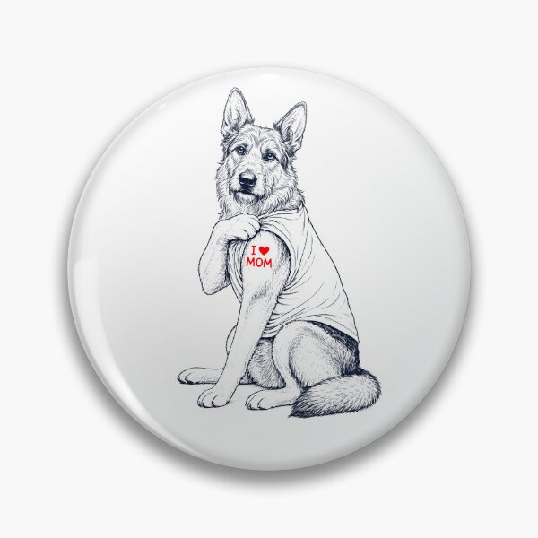 Item preview, Vintage Berger Picard Mom Tattoo Dog Lover designed and sold by TerryConnells.