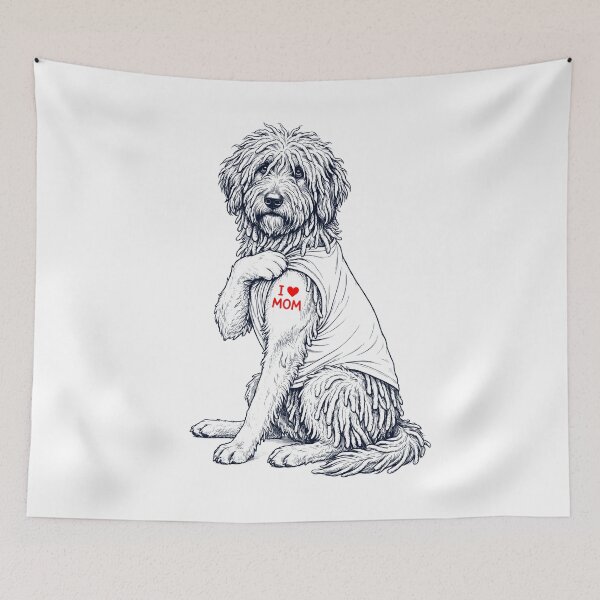 Item preview, Vintage Bergamasco Shepherd Mom Tattoo Dog Lover designed and sold by TerryConnells.