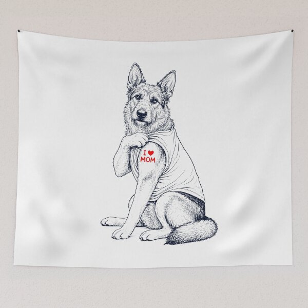 Item preview, Vintage Berger Picard Mom Tattoo Dog Lover designed and sold by TerryConnells.