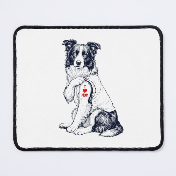Item preview, Vintage Border Collie Mom Tattoo Dog Lover designed and sold by TerryConnells.