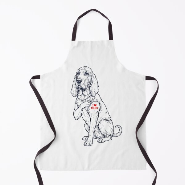 Aperçu de l'œuvre Maman de Bloodhound vintage, tatouage, amoureuse des chiens créée et vendue par TerryConnells.