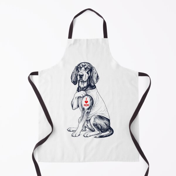 Item preview, Vintage Black and Tan Coonhound Mom Tattoo Dog Lover designed and sold by TerryConnells.