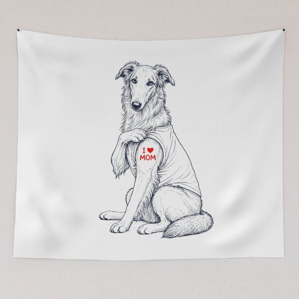 Item preview, Vintage Borzoi Mom Tattoo Dog Lover designed and sold by TerryConnells.