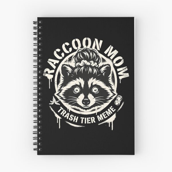 Item preview, Raccoon Mom Trash Tier Meme T-Shirt - Grunge Messy Bun Trash Panda designed and sold by ZyxDes.