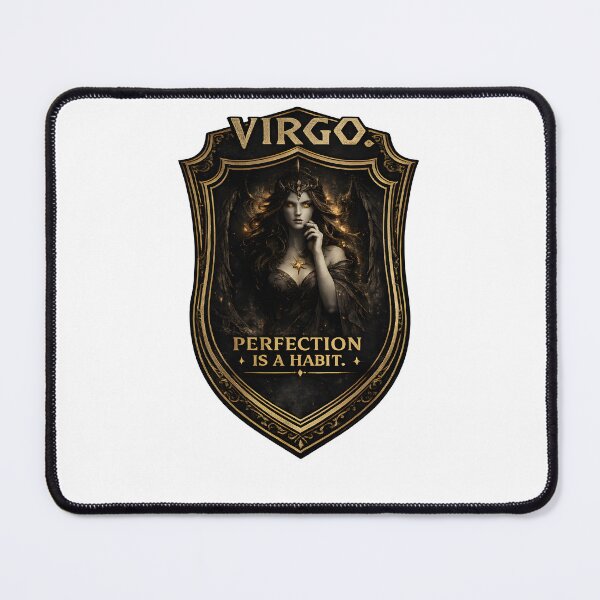 Item preview, Virgo Zodiac Hoodie Perfection Is a Habit Dark Fantasy Goddess Astrology Design designed and sold by Divakar Fashion.