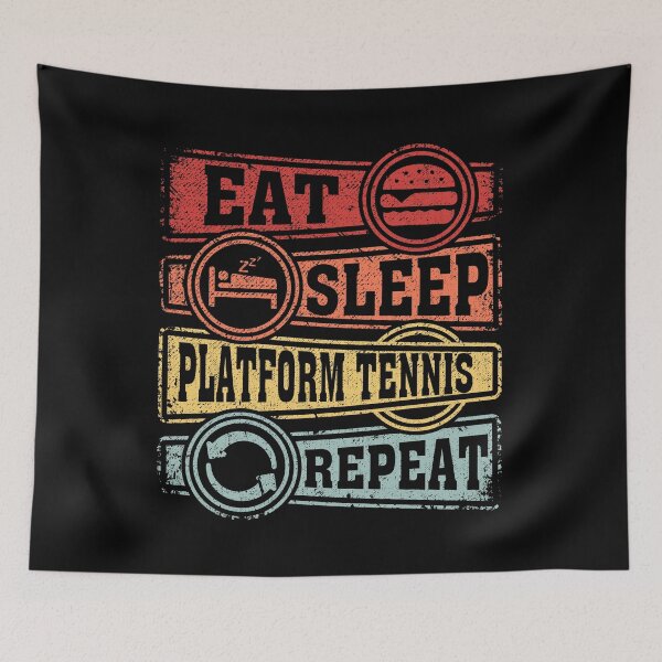 Item preview, Eat Sleep Platform tennis Repeat designed and sold by GabbyKash.
