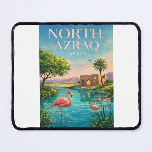 Item preview, North Azraq Wetland Reserve and Azraq Oasis Jordan designed and sold by Aryabek.