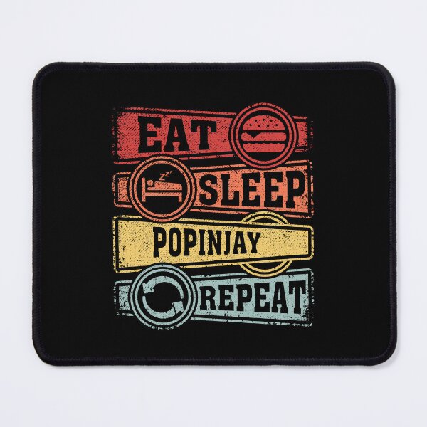 Item preview, Eat Sleep Popinjay Repeat designed and sold by GabbyKash.