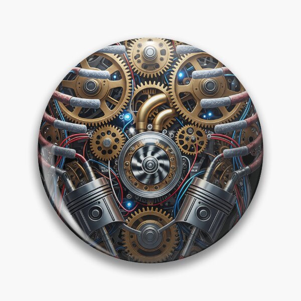 Item preview, Biomechanical Heart – Steampunk Gearbox & Motor Heartbeat designed and sold by HoshisWorld2018.