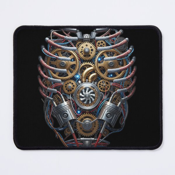 Item preview, Biomechanical Heart – Steampunk Gearbox & Motor Heartbeat designed and sold by HoshisWorld2018.