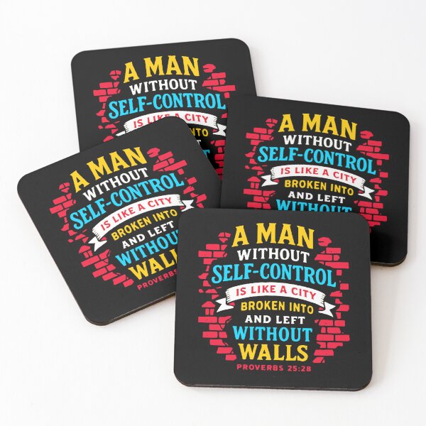 Item preview, Proverbs 25:28 A Man Without Self Control designed and sold by plushism.