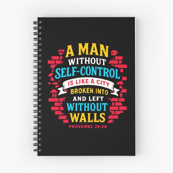 Item preview, Proverbs 25:28 A Man Without Self Control designed and sold by plushism.
