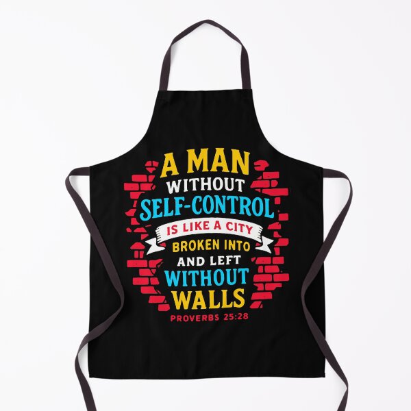Item preview, Proverbs 25:28 A Man Without Self Control designed and sold by plushism.