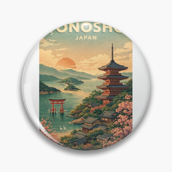 Item preview, Tonosho Shodoshima Pagoda and Angel Road Japan designed and sold by Aryabek.