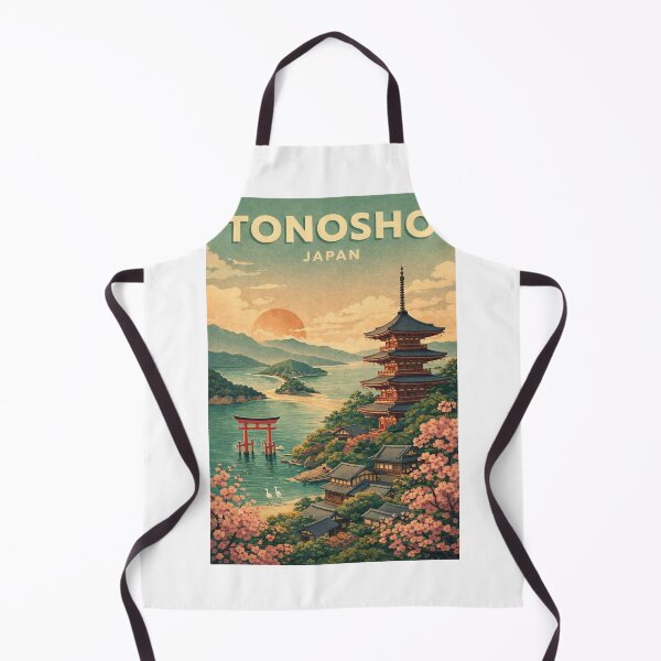 Item preview, Tonosho Shodoshima Pagoda and Angel Road Japan designed and sold by Aryabek.