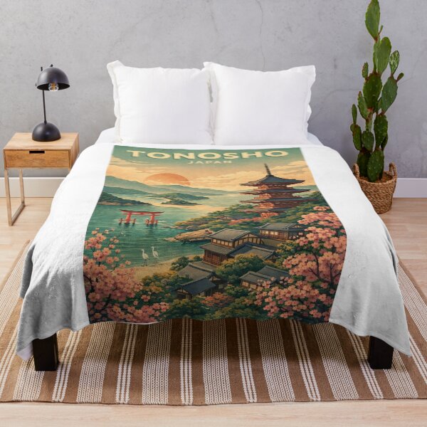 Item preview, Tonosho Shodoshima Pagoda and Angel Road Japan designed and sold by Aryabek.